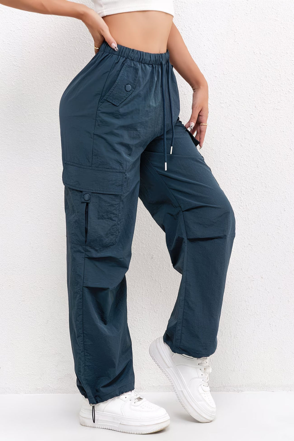 Women's Cargo Drawstring Trousers