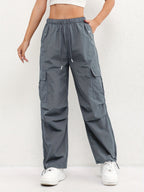 Women's Cargo Drawstring Trousers