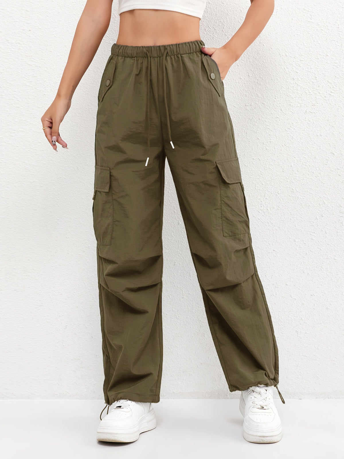 Women's Cargo Drawstring Trousers
