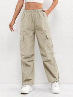 Women's Cargo Drawstring Trousers