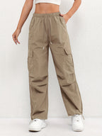 Women's Cargo Drawstring Trousers