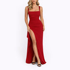 Women's Wedding Ruched Maxi Dress