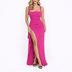 Women's Wedding Ruched Maxi Dress