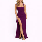 Women's Wedding Ruched Maxi Dress