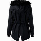 Women's Faux Fur Fitted Parka