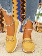 Women's Slip-On Buckle Loafers