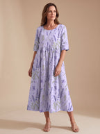 Women's Floral Embroidered Occasion Dress