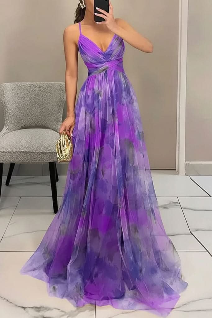 Women's Tulle Floral Cocktail Dress