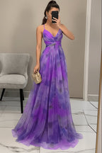 Women's Tulle Floral Cocktail Dress