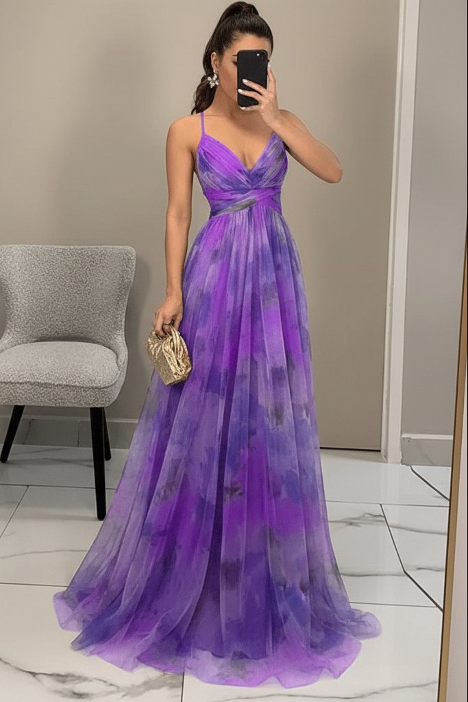 Women's Tulle Floral Cocktail Dress
