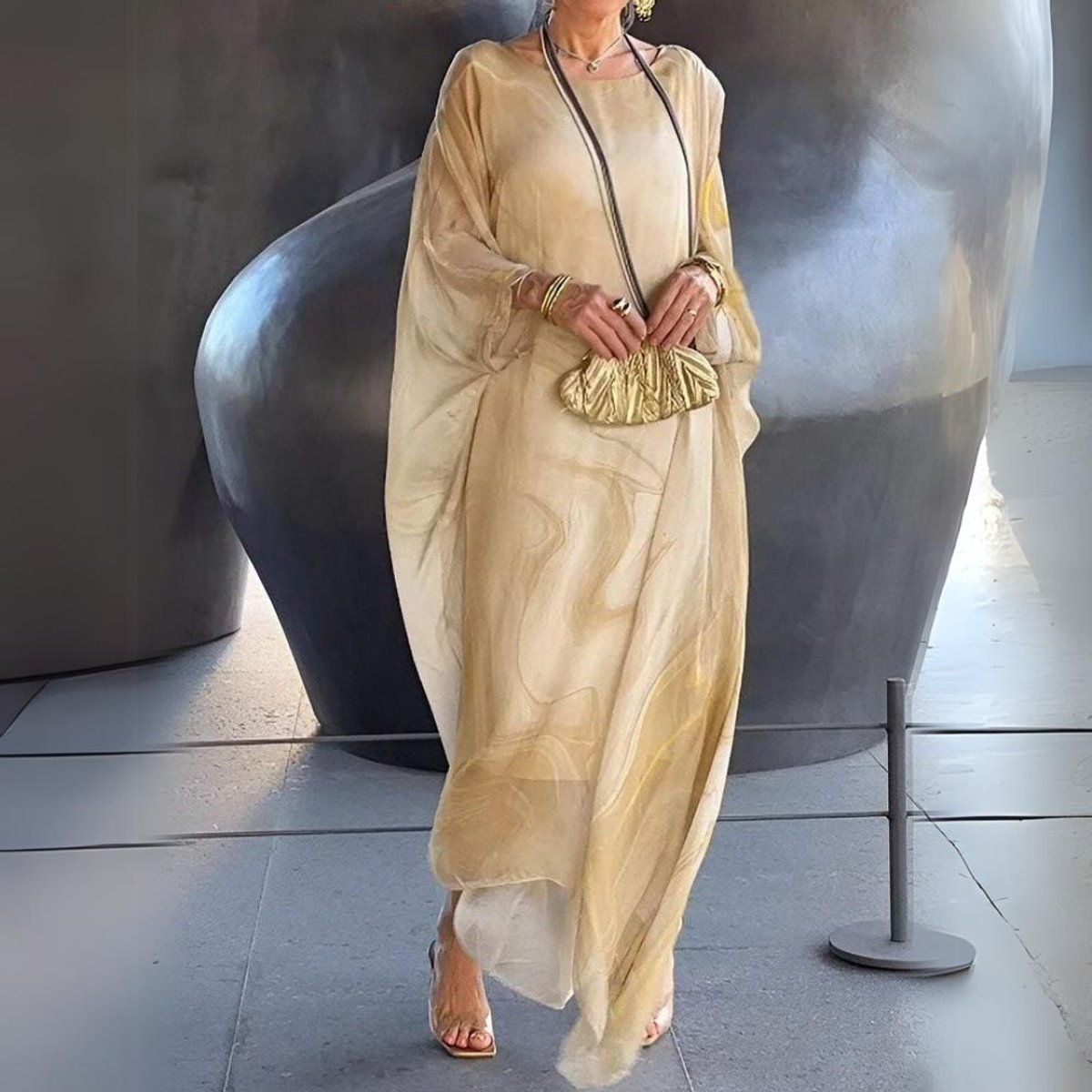 Women's Batwing Maxi Dress