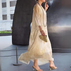 Women's Batwing Maxi Dress