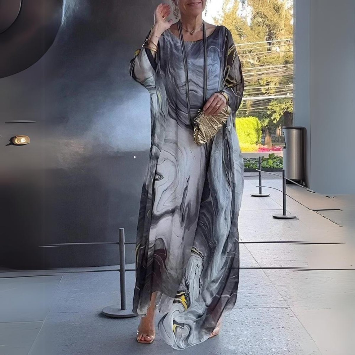 Women's Batwing Maxi Dress