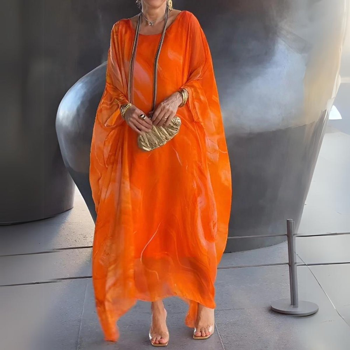 Women's Batwing Maxi Dress