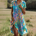 Women's Midi Floral Dress