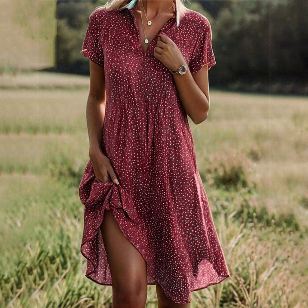 Women's Midi Floral Dress