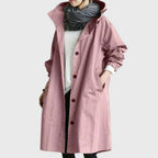 Women's Waterproof Hooded Trench Coat