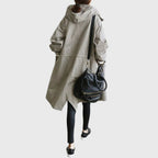 Women's Waterproof Hooded Trench Coat