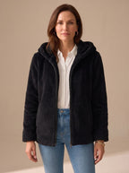 Women's Teddy Fleece Zip-Up Coat