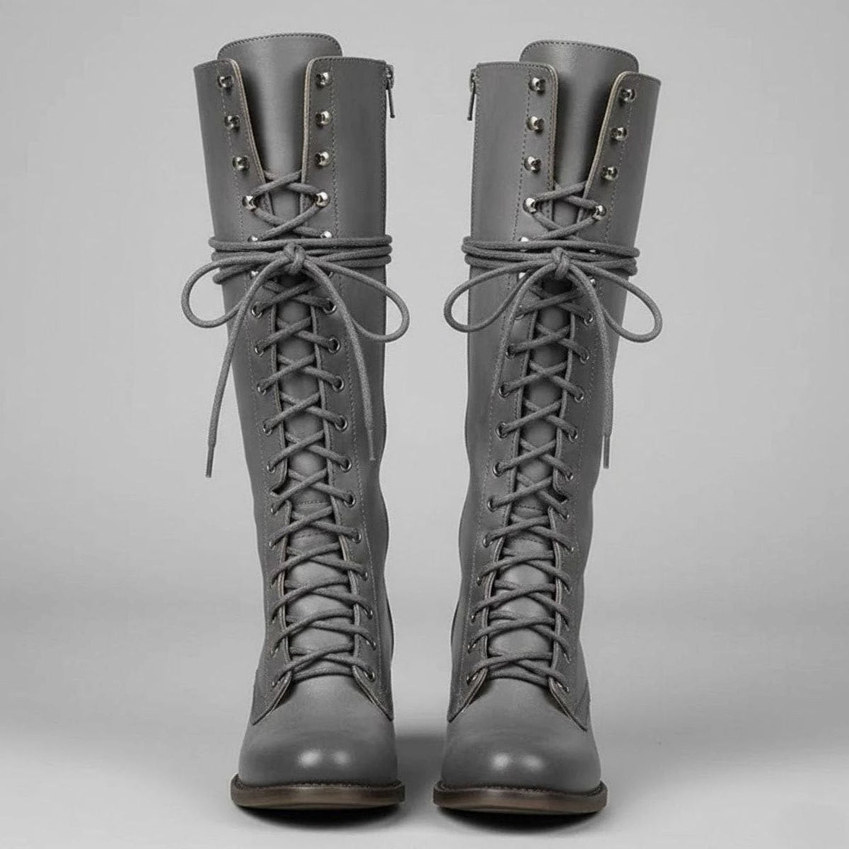 Women's Studded Block-Heel Boots