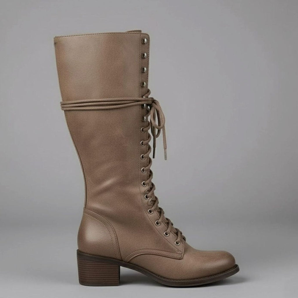 Women's Studded Block-Heel Boots