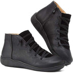 Women's Leather Lace-Up Ankle Boots