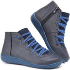 Women's Leather Lace-Up Ankle Boots