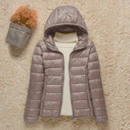 Women's Quilted Hooded Puffer Jacket