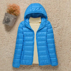 Women's Quilted Hooded Puffer Jacket