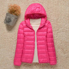 Women's Quilted Hooded Puffer Jacket