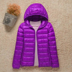 Women's Quilted Hooded Puffer Jacket