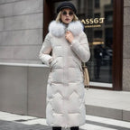 Women's Hooded Quilted Overcoat