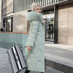Women's Hooded Quilted Overcoat