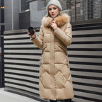 Women's Hooded Quilted Overcoat