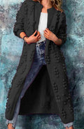 Women's Pom-Pom Open-Front Cardigan