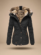 Women's Faux Fur Hooded Overcoat