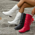 Women's Slouchy Lace-Up Ankle Boots