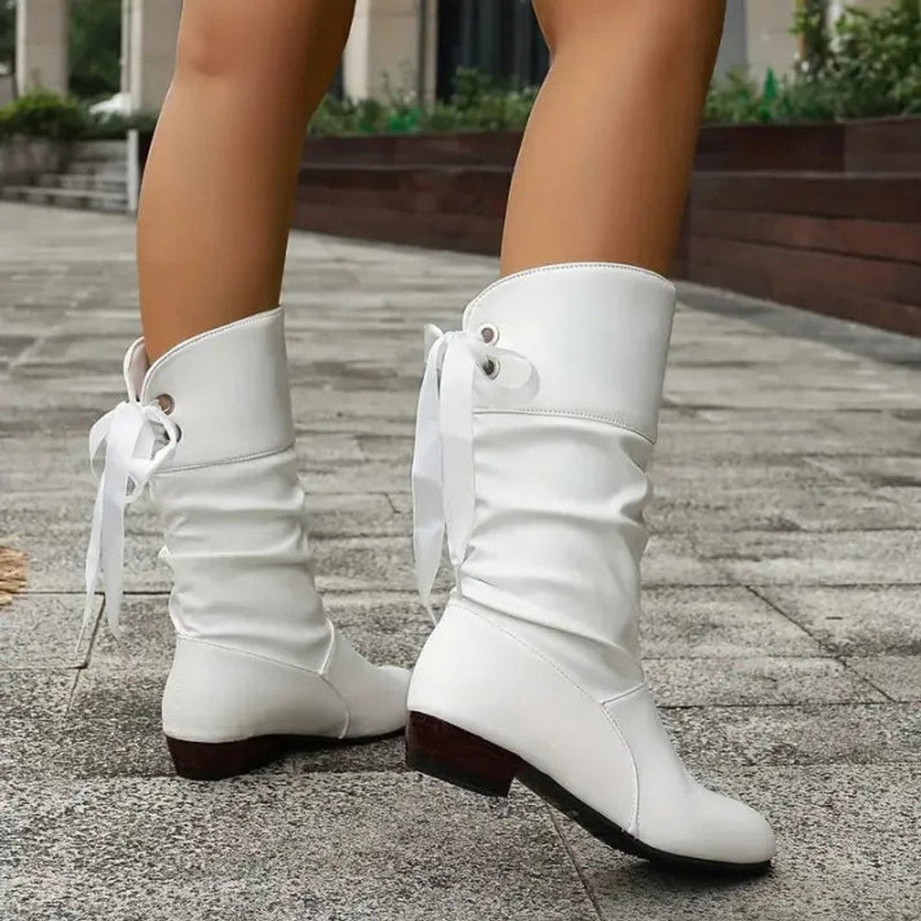 Women's Slouchy Lace-Up Ankle Boots