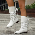 Women's Slouchy Lace-Up Ankle Boots