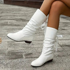 Women's Slouchy Lace-Up Ankle Boots