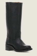 Women's Western Stacked-Heel Mid-Calf Boots