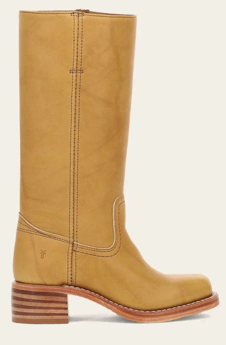 Women's Western Stacked-Heel Mid-Calf Boots