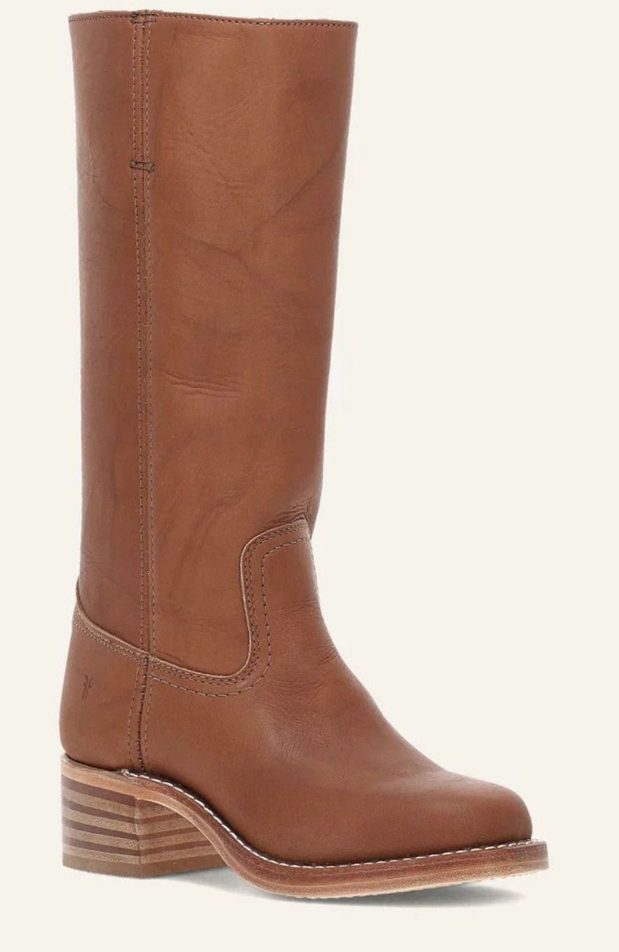 Women's Western Stacked-Heel Mid-Calf Boots