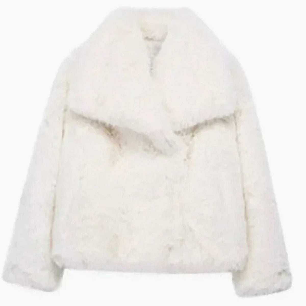 Women's Cropped Faux Fur Jacket