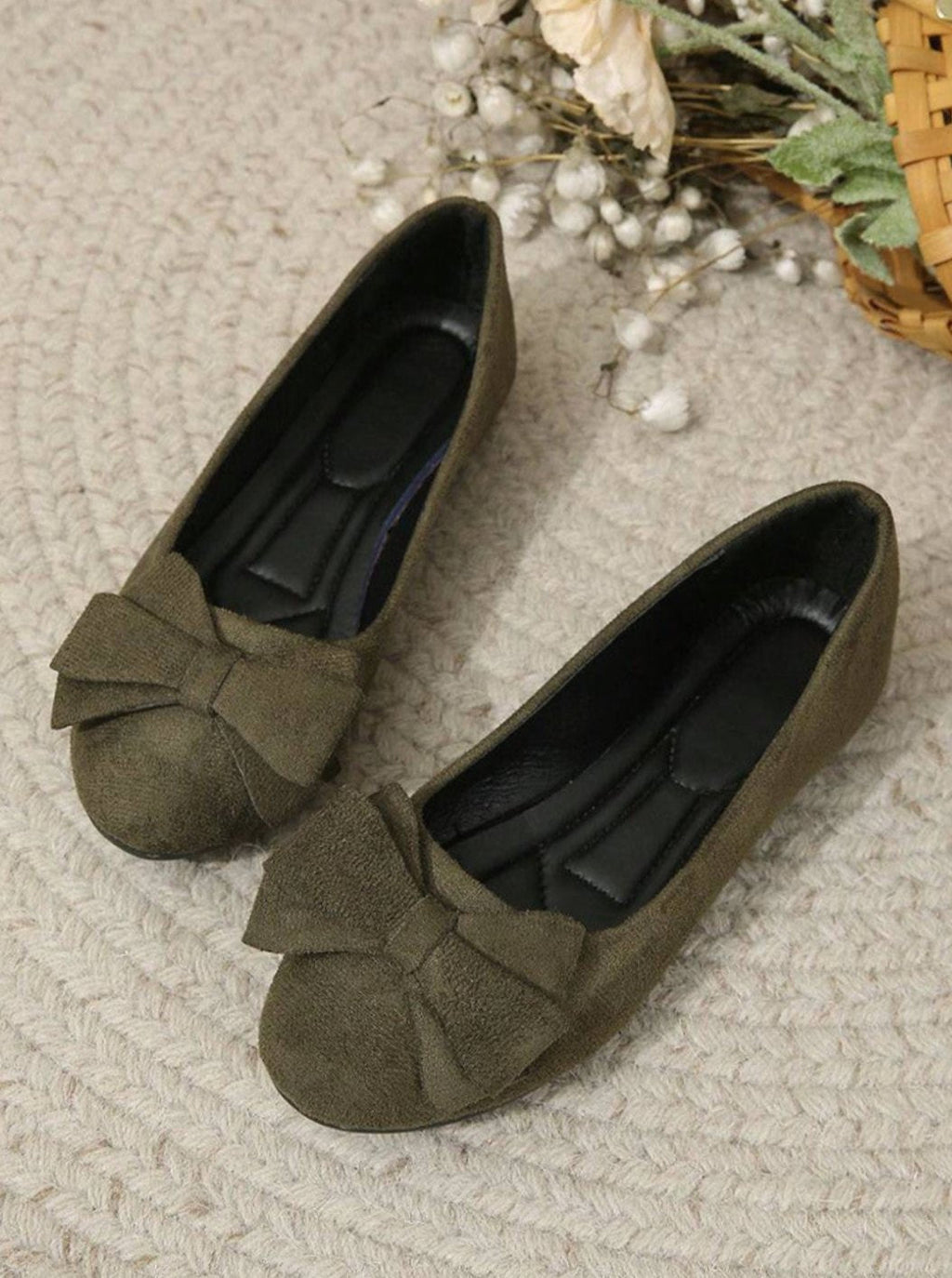 Women's Slip-On Bow-Detail Comfort Shoes
