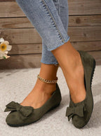 Women's Slip-On Bow-Detail Comfort Shoes