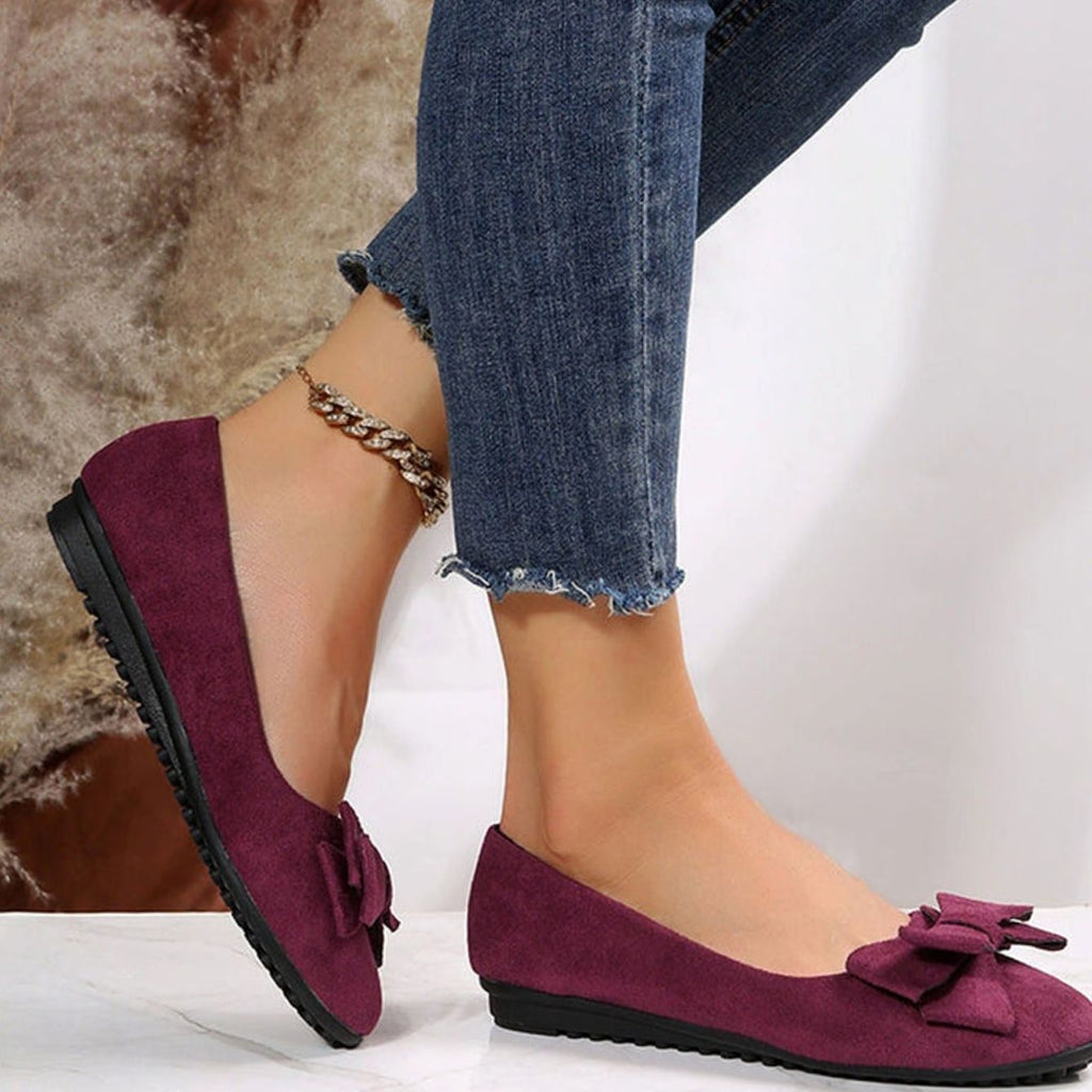 Women's Slip-On Bow-Detail Comfort Shoes