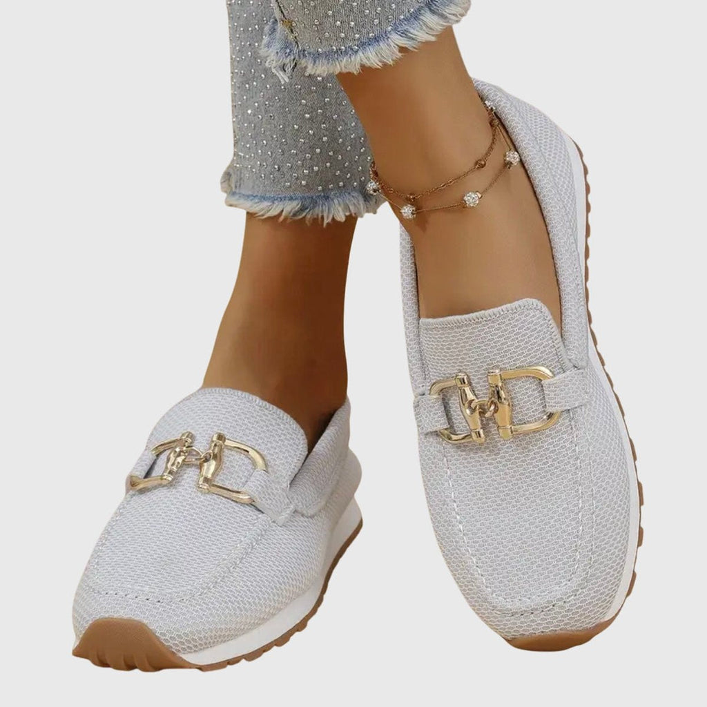 Women's Memory-Foam Slip-On Loafer Trainers
