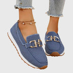 Women's Memory-Foam Slip-On Loafer Trainers