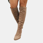 Women's Over-the-Knee Block Heel Boots